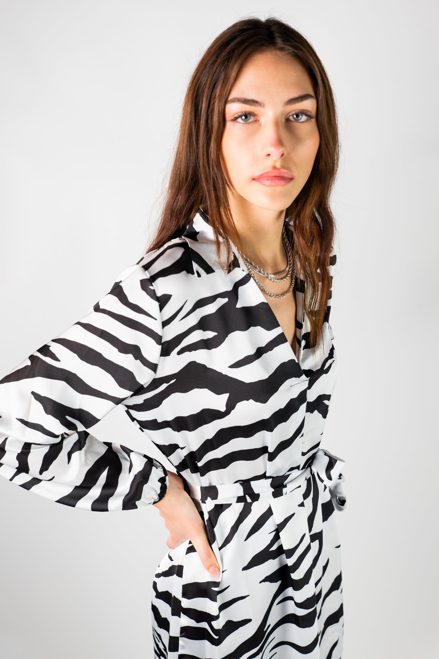 Zebra Print Tunic Dress